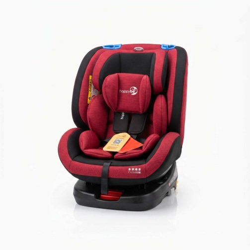 HappyBe 360° Baby Car Seat red Totlot